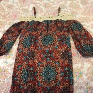 Off the Shoulder Dress with Straps